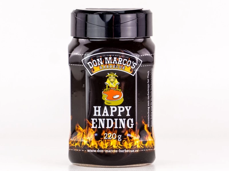 Don Marcos Happy Ending BBQ Rub 220g Dose 1 Don Marcos Happy Ending BBQ Rub 220g Dose