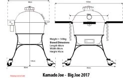 Kamado Joe Big Joe II Keramikgrill -Geschäft Für Grillzubehör 16052 Kamado Big Joe Diagram 2017