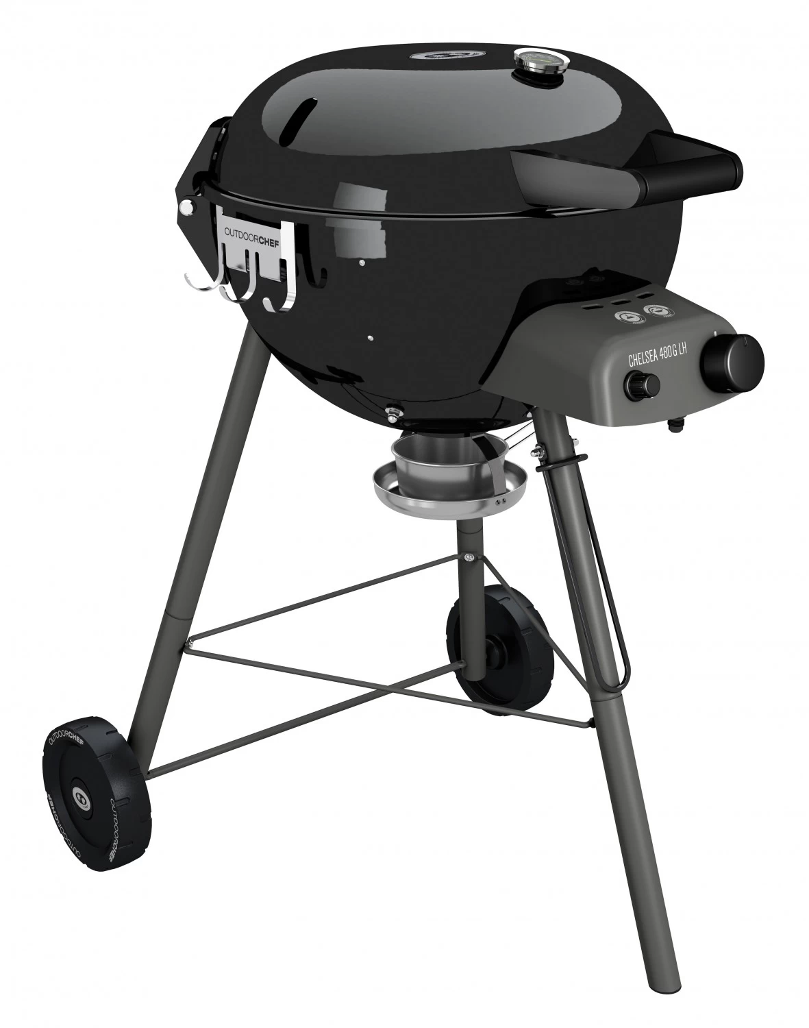 Outdoorchef Gas Kugelgrill Chelsea 480 G LH Schwarz 2 Outdoorchef Gas Kugelgrill Chelsea 480 G LH Schwarz – Bild 2
