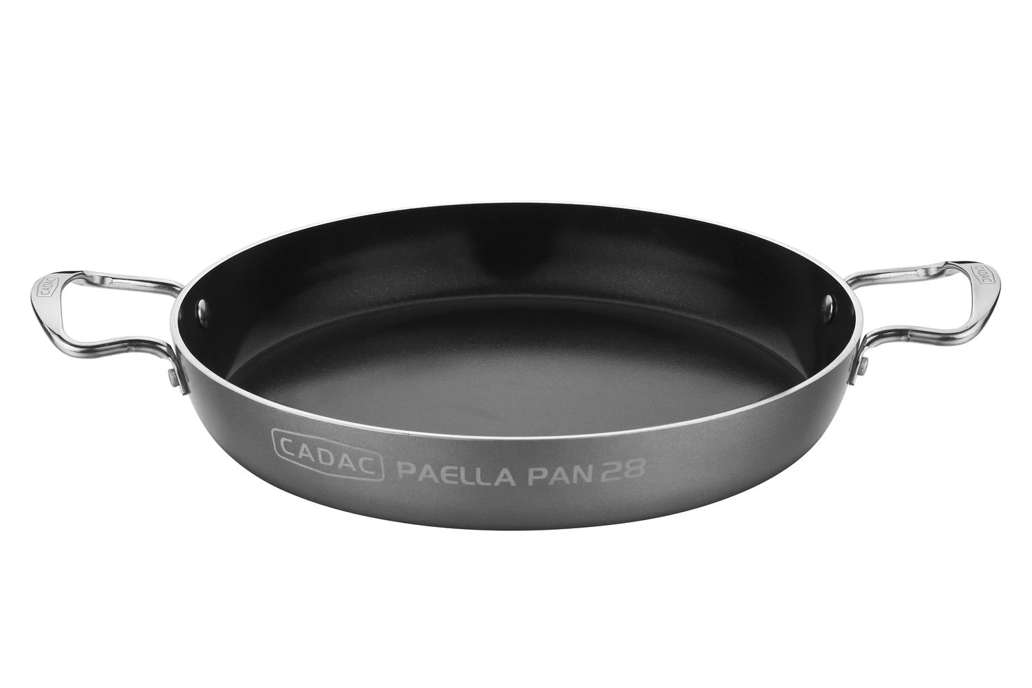CADAC Paella Pfanne Ø28cm Grau Mit Deckel Für Grillo Chef 40 / Citi Chef 40 / Safari Chef 30 2 CADAC Paella Pfanne Ø28cm Grau Mit Deckel Für Grillo Chef 40 / Citi Chef 40 / Safari Chef 30 – Bild 2