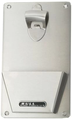 BULL Flaschenöffner Mit Auffangbehälter, Edelstahl