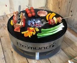 Remundi Feuerplatte / Tischgrill Pirus Schwarz
