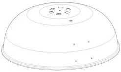 Rösle Ersatzteil: Deckel Ohne Logo Und Anbauteile Für Kugelgrill No.1 F60 Air