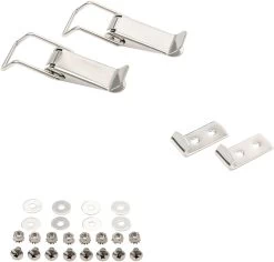 Rösle Ersatzteil: Ringverschluss Feuerschale Komplett Inkl. Schraubensatz Für Smoker No.1 F50-S - 2 Stück