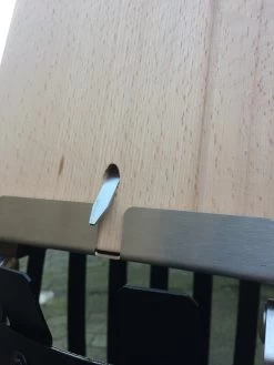 Flammlachsbrett Buche 140mm Klemm-Variante Mit 11mm Nut 14 Flammlachsbrett Buche 140mm Klemm-Variante Mit 11mm Nut -Geschäft Für Grillzubehör 20977 Flammlachsbrett Klemmen Hinten