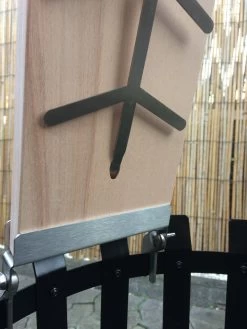 Flammlachsbrett Buche 140mm Klemm-Variante Mit 11mm Nut 12 Flammlachsbrett Buche 140mm Klemm-Variante Mit 11mm Nut -Geschäft Für Grillzubehör 20977 Flammlachsbrett Klemmen Vorne