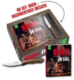 Oliver Sievers: Männer Am Grill - Set Mit Buch & Steakmesser