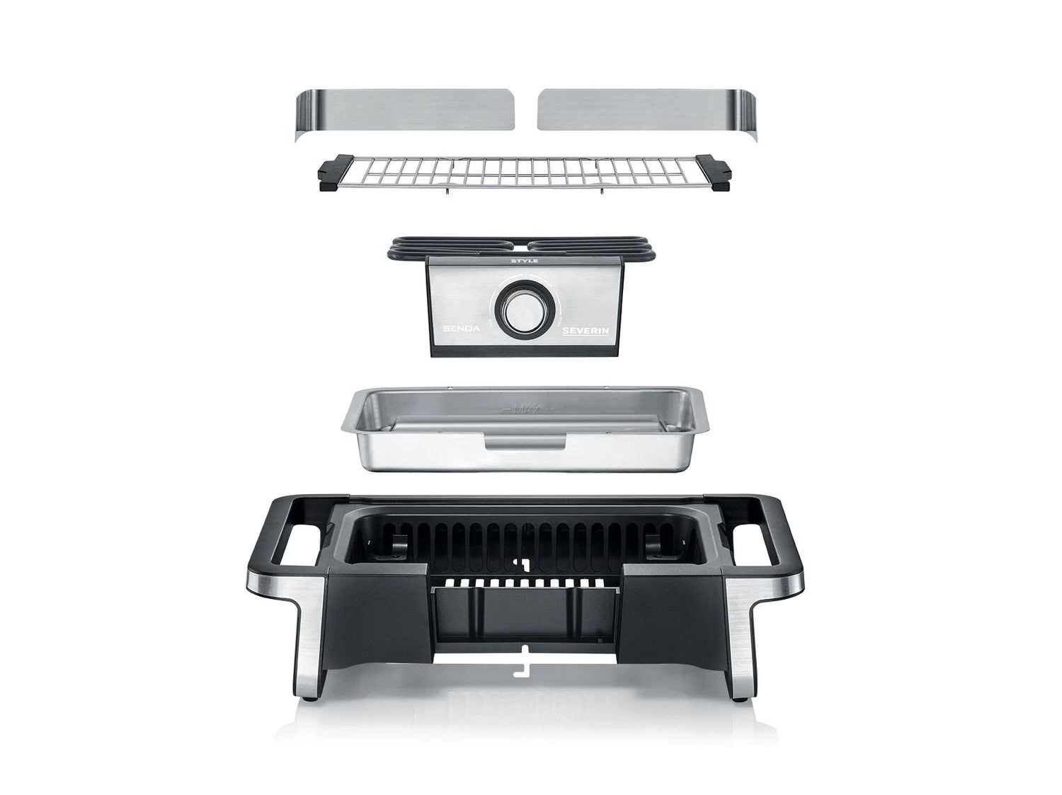 Severin Elektro Tischgrill SENOA Style - 2.500 W 2 Severin Elektro Tischgrill SENOA Style - 2.500 W – Bild 2