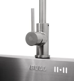 BULL Spülbecken In Der Größe S, 33 X 33 X 20 Cm, Inkl. Wasserhahn (für Warm/kalt) -Geschäft Für Grillzubehör 21619 Bull Spuelbecken Groesse S Edelsta 4 1613487078