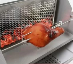 Thüros Holzkohlegrill T4-F / Edelstahl Säulengrill 40x60 Cm Fahrbar Inkl. Windansteckblech Und Kohleschacht -Geschäft Für Grillzubehör 22394 Thueros Kohleschacht fuer Seitenhitze