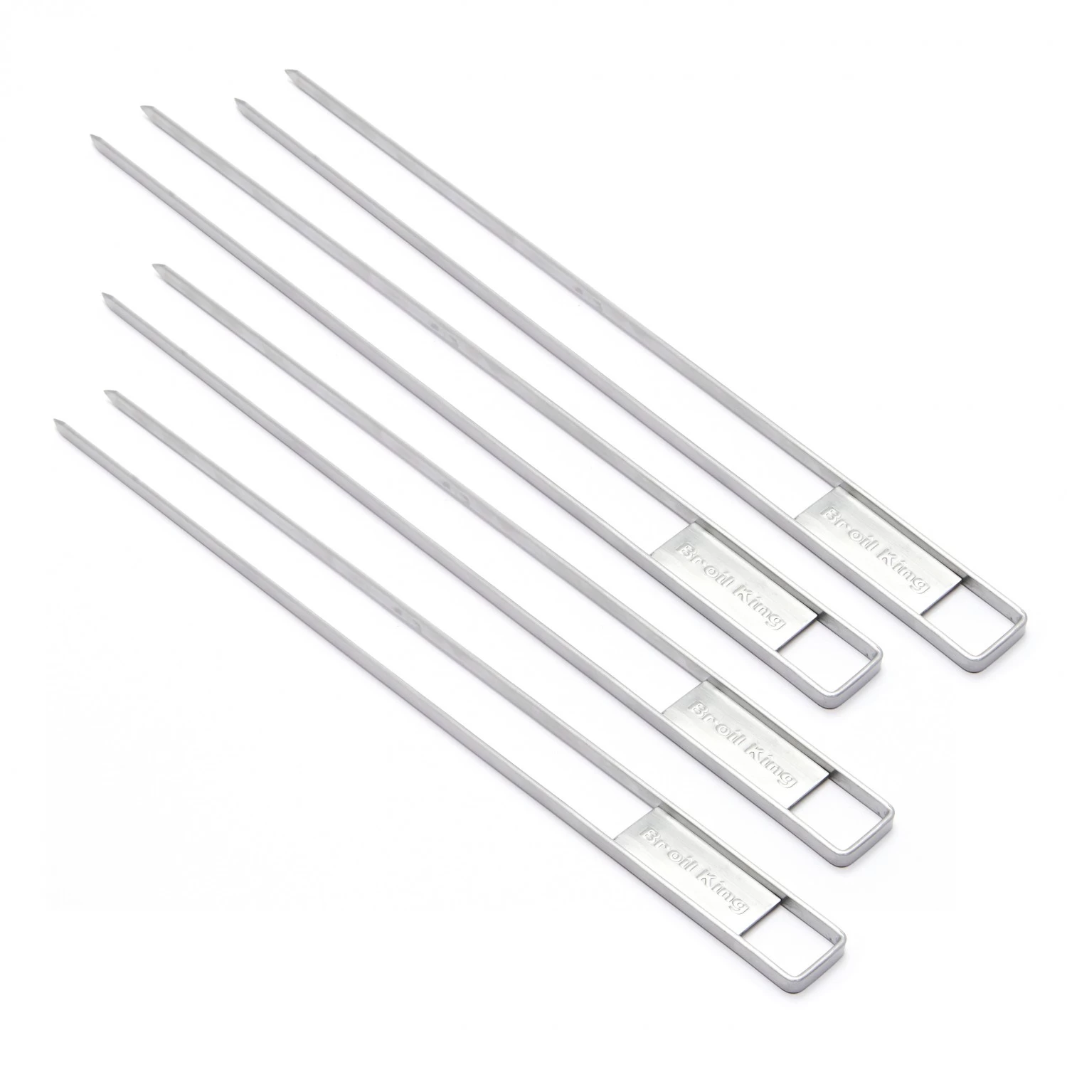 Broil King Edelstahl Grillspieße Doppelspieße 35,5 Cm - 4 Stück 2 Broil King Edelstahl Grillspieße Doppelspieße 35,5 Cm - 4 Stück – Bild 2
