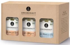 Ankerkraut BIO Mediterrane Box - Mit BIO Italienische Kräuter, BIO Bolognese, BIO Mediterranes Salz