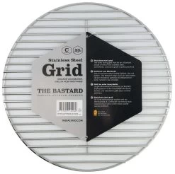The Bastard Edelstahl Grillrost Compact Ø 34 Cm