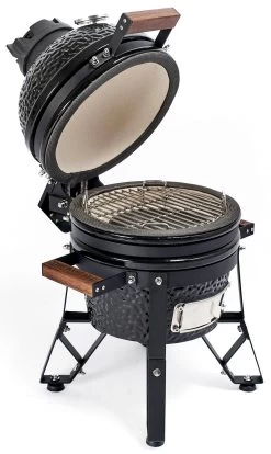 The Bastard Keramikgrill Classic Small - Schwarz Glänzend - Modell 2023 -Geschäft Für Grillzubehör Bastard Grill Classic Small BC206 seitlich