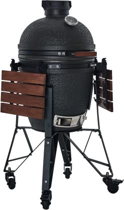 The Bastard Keramikgrill Urban Medium - Complete - Schwarz Matt - Modell 2023 -Geschäft Für Grillzubehör Bastard Keramikgrill Urban Medium Gestell BU203