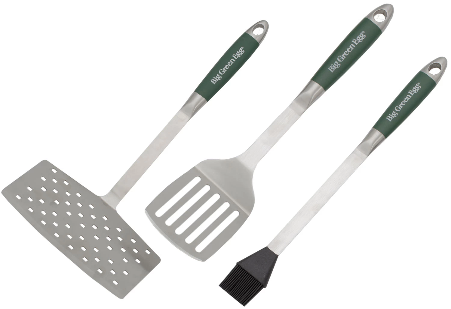 Big Green Egg BBQ Grillbesteck Set Aus Edelstahl 1 Big Green Egg BBQ Grillbesteck Set Aus Edelstahl