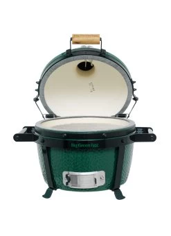 Big Green Egg MiniMax Keramikgrill Starter - Paket -Geschäft Für Grillzubehör Big Green Egg MiniMax Carrier deckel offen
