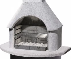 Buschbeck Gartenkamin Malibu Weiß