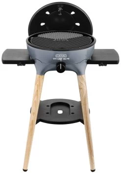 CADAC Gasgrill Citi Chef 40 FS BBQ / Dome Steel Grey, 50 Mbar -Geschäft Für Grillzubehör CADAC Citi Chef 40 FS Steel Grey Deckel offen