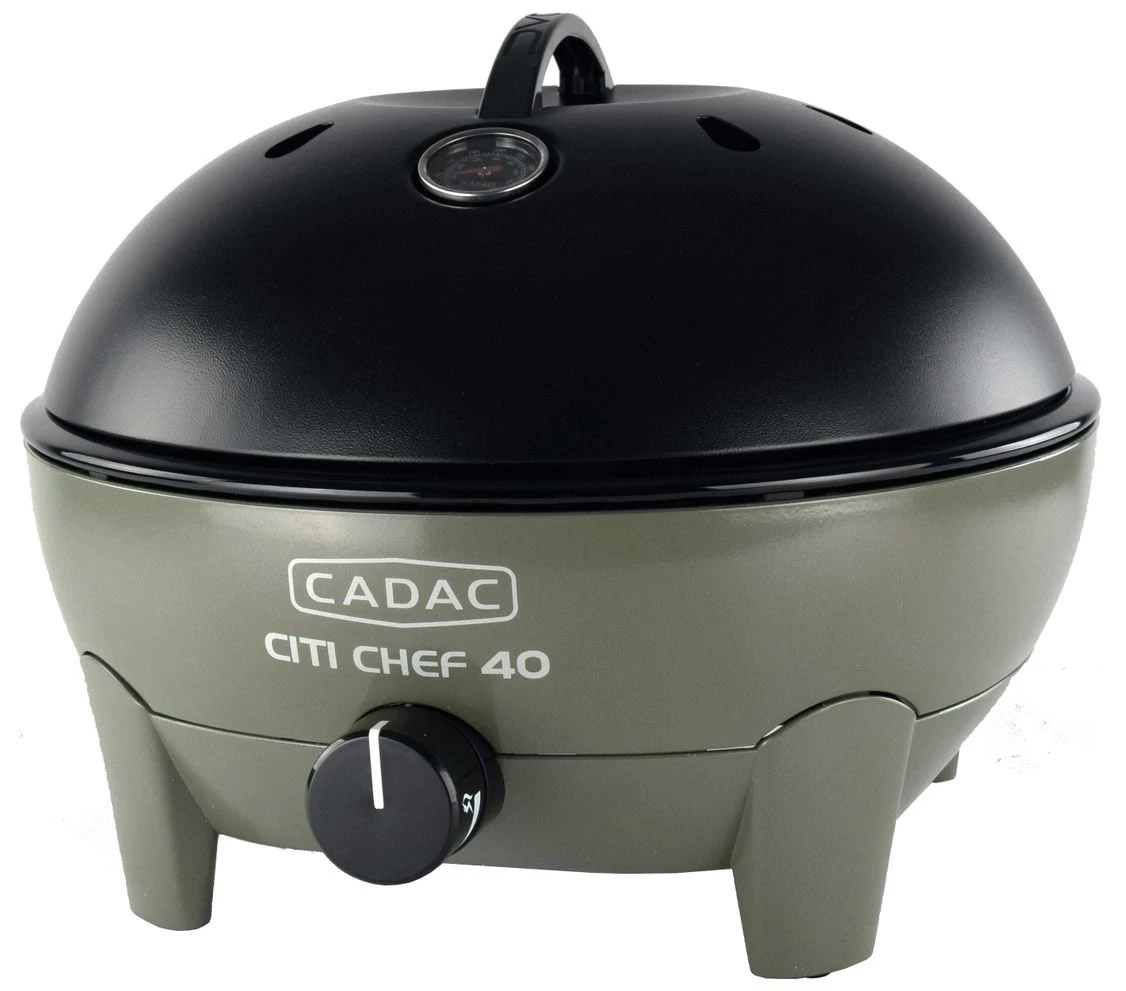 CADAC Kompakt Gasgrill Citi Chef 40 Olive Green - 50mbar 1 CADAC Kompakt Gasgrill Citi Chef 40 Olive Green - 50mbar