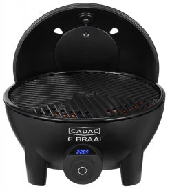 CADAC Elektrogrill Tischgrill E-Braai 40 BBQ / Dome Black -Geschäft Für Grillzubehör CADAC Elektrogrill Deckel Windschutz