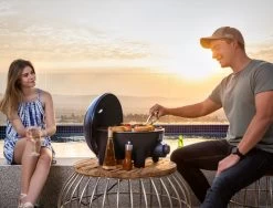 CADAC Elektrogrill Tischgrill E-Braai 40 BBQ / Dome Black -Geschäft Für Grillzubehör CADAC Elektrogrill E Braai Balkon