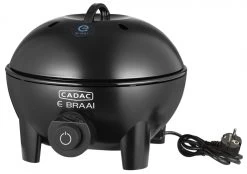 CADAC Elektrogrill Tischgrill E-Braai 40 BBQ / Dome Black