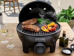 CADAC Elektrogrill Tischgrill E-Braai 40 BBQ / Dome Black -Geschäft Für Grillzubehör CADAC Elektrogrill hohe Temperaturen
