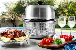 Cobb Grill Premier AIR Deluxe Holzkohlegrill - Modell 2023 -Geschäft Für Grillzubehör Cobb Premier Air Deluxe Tischgrill Lifestyle