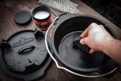 Grillfürst Dutch Oven Set / Gusseisen Pflegeset -Geschäft Für Grillzubehör Dutch Oven Pflege