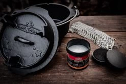 Grillfürst Dutch Oven Set / Gusseisen Pflegeset -Geschäft Für Grillzubehör Dutch Oven Pflegepaste