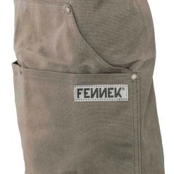 Fennek Grillschürze Grau - Imprägniert -Geschäft Für Grillzubehör Fennek Grillschuerze grau Detail Tasche