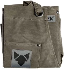 Fennek Grillschürze Grau - Imprägniert -Geschäft Für Grillzubehör Fennek Grillschuerze grau zusammengelegt