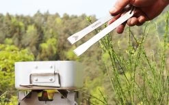 Fennek Kleine Grillzange Aus Titan - Mini Grillzange