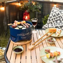 Feuerhand Tischgrill Tamber Blau -Geschäft Für Grillzubehör Feuerhand Tamber Tischgrill Blau Lifestyle