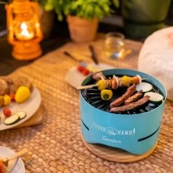 Feuerhand Tischgrill Tamber Lichtgrün -Geschäft Für Grillzubehör Feuerhand Tamber Tischgrill Lichtgruen Lifestyle