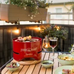 Feuerhand Tischgrill Tamber Rot -Geschäft Für Grillzubehör Feuerhand Tamber Tischgrill Rot Lifestyle