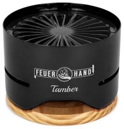 Geschäft Für Grillzubehör -Geschäft Für Grillzubehör Feuerhand Tamber Tischgrill Schwarz offen
