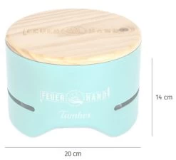 Feuerhand Tischgrill Tamber Lichtgrün -Geschäft Für Grillzubehör Feuerhand Tischgrill Tamber Lichtgruen Abmessungen