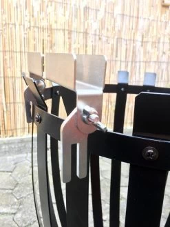 Flammlachsbrett Buche 140mm Schraub-Variante Mit 11mm Nut -Geschäft Für Grillzubehör Flammlachsbrett Halterung 2