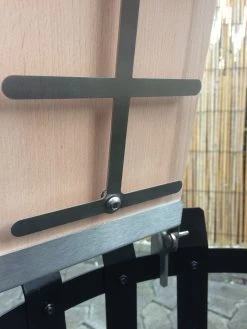 Flammlachsbrett Buche 140mm Schraub-Variante Mit 11mm Nut -Geschäft Für Grillzubehör Flammlachsbrett Schrauben Vorne