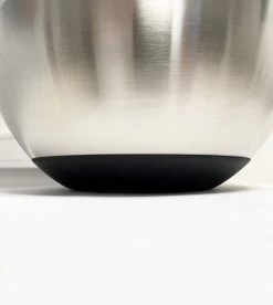 Grillfürst BBQ 3er Edelstahlschüssel Set Mit Glasdeckel -Geschäft Für Grillzubehör Grillfuerst BBQ Schuessel Set Edelstahl Anti Rutsch Fuss