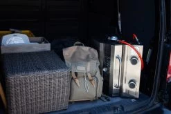 Grillfürst G201E 2-Brenner Gasgrill Portabel V2 - Campinggrill / Balkongrill 50mbar - Inkl. Untergestell -Geschäft Für Grillzubehör Grillfuerst Camping Gasgrill G201 Kofferraum 1