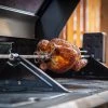 Grillfürst Universal Drehspieß / Rotisserie Set Aus Verchromtem Stahl Mit Motor Für über 20 Versch. Grillgeräte