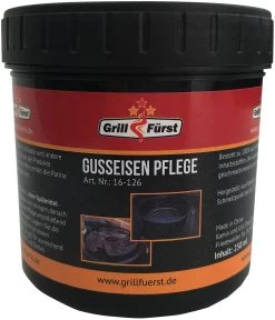 Grillfürst XXL Dutch Oven Set: Starterpaket Gusseisen - X-DEAL Mit Dutch Oven DO9+DO4, Kastenform BK4, Gusseisenpfanne Ø 30 Cm - Inkl. Großem Zubehörpaket -Geschäft Für Grillzubehör Grillfuerst Dutch Oven Gusseisen Pflegepaste 3