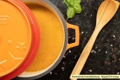 Grillfürst Emaillierter Dutch Oven Ohne Füsse DO4 - Blau 10 Grillfürst Emaillierter Dutch Oven Ohne Füsse DO4 - Blau -Geschäft Für Grillzubehör Grillfuerst Dutch Oven emailliert Beispiel DO4 orange Suppe 1