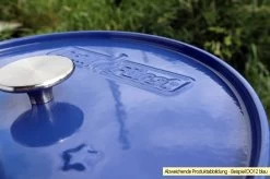 Grillfürst Emaillierter Dutch Oven Ohne Füsse DO7,5 - Blau 10 Grillfürst Emaillierter Dutch Oven Ohne Füsse DO7,5 - Blau -Geschäft Für Grillzubehör Grillfuerst Dutch Oven farbig DO12 blau Deckel