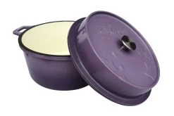 Grillfürst Emaillierter Dutch Oven Ohne Füsse DO6 - Lila