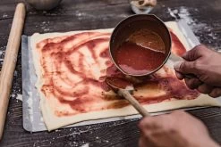 Grillfürst Pizzastein Eckig 40 X 30 Cm Mit Pizzablech -Geschäft Für Grillzubehör Grillfuerst Edelstahl Pizzablech