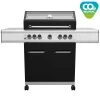 Grillfürst G520E 5-Brenner Gasgrill Mit Hochtemperaturbrenner, Heckbrenner Und Edelstahl Rosten
